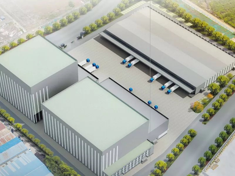 Steel frame warehouse kūkulu