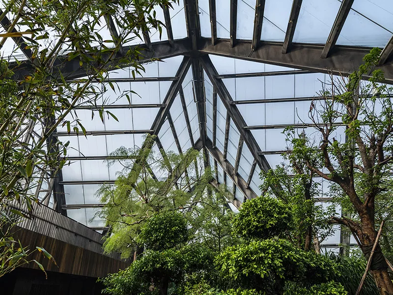ʻO ka hale kūʻaiʻo Steel Botanical Hall