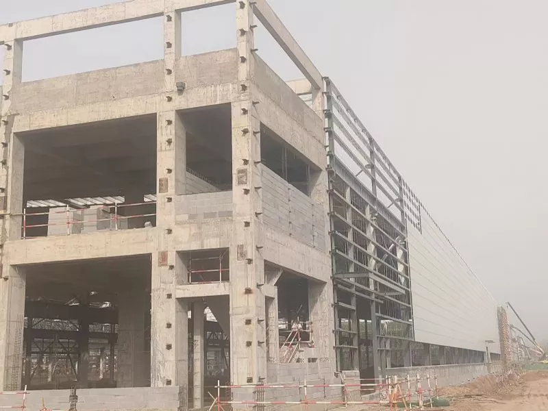 ʻO ke kūkuluʻana i ke kikowaena Steel Warehouse